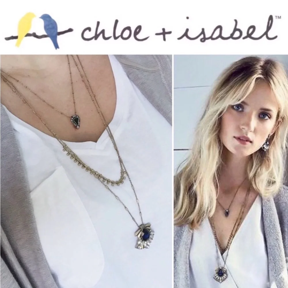 Chloe + Isabel Monarch Convertible Layered Necklace Set - Picture 14 of 14